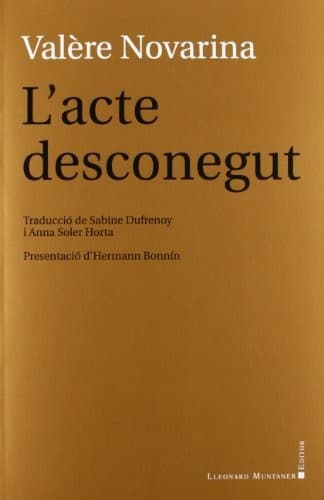 Tapa de L'acte desconegut