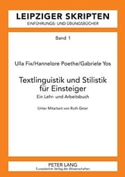 Tapa de Textlinguistik und Stilistik Fuer Einsteiger