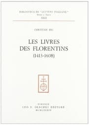 Tapa de Les livres des Florentins (1413-1608)