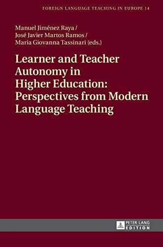 Tapa de Learner and Teacher Autonomy in Higher Education