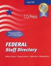 Tapa de Federal Staff Directory 2007