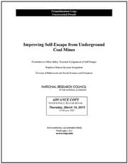 Tapa de Improving Self-Escape from Underground Coal Mines