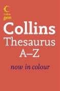 Tapa de Collins Gem - Thesaurus A-Z