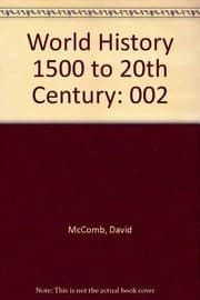 Tapa de World History 1500 to 20th Century