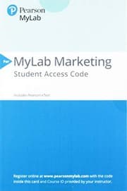 Tapa de 2019 Mylab Marketing with Pearson EText -- Access Card -- for Marketing