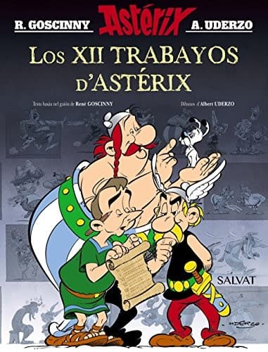 Tapa de Los XII trabayos d'Astérix