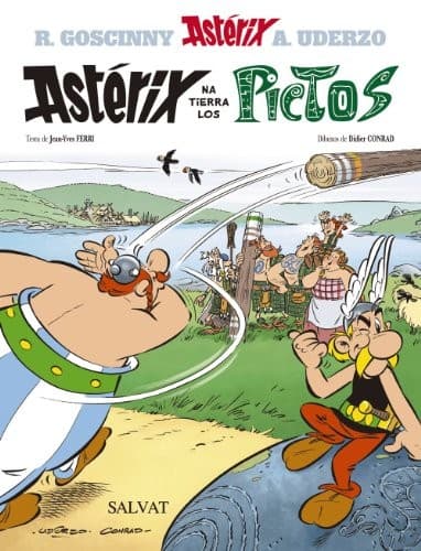 Tapa de Astérix na tierra los pictos