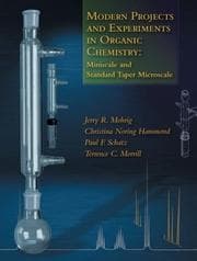 Tapa de Modern projects and experiments in organic chemistry