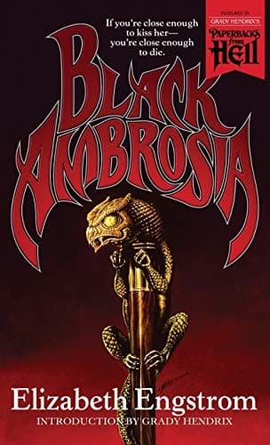 Tapa de Black Ambrosia (Paperbacks from Hell)