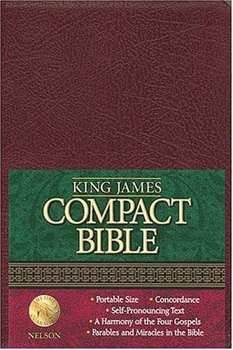 Tapa de King James Compact Text Bible