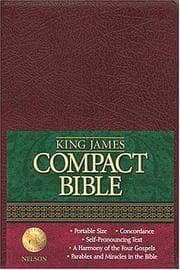Tapa de King James Compact Text Bible