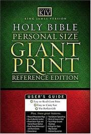 Tapa de King James Compact Giant Print Bible