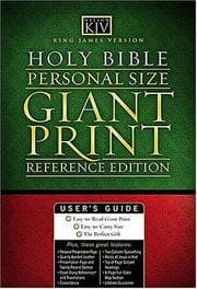 Tapa de King James Compact Giant Print Reference Bible