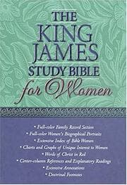 Tapa de King James Study Bible for Women