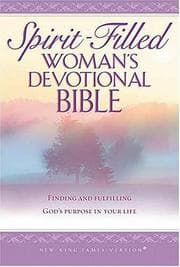 Tapa de Spirit-Filled Woman's Devotional Bible