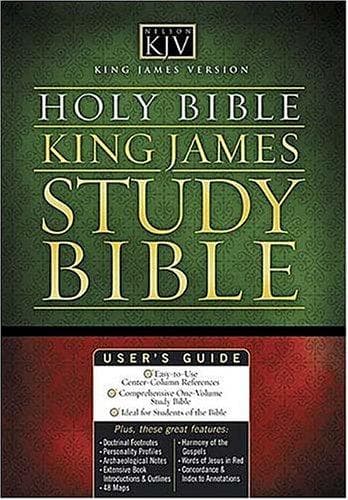 Tapa de King James Study Bible