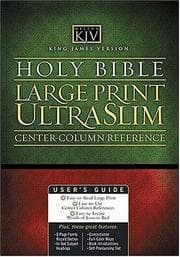 Tapa de KJV Ultraslim Bible with Center-Column Reference