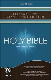 Tapa de NCV Personal Size Giant Print Bible
