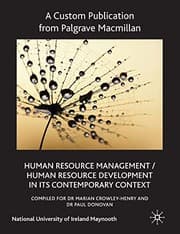 Tapa de Human Resource Management/Human Resource Development in Its Contemporary Context