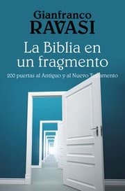 Tapa de La Biblia en un fragmento