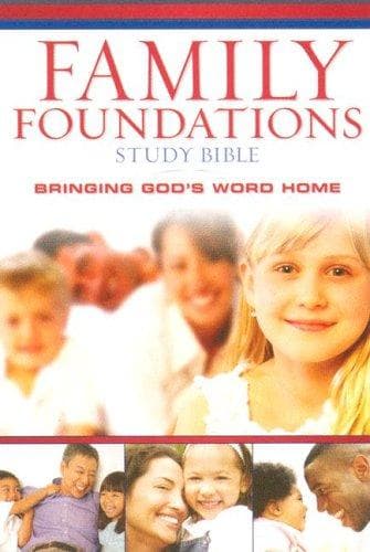 Tapa de Family Foundations Study Bible