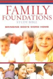 Tapa de The Family Foundations Study Bible
