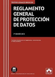 Tapa de Reglamento General de Protección de Datos