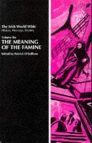 Tapa de The meaning of the famine