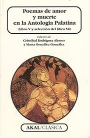 Tapa de Poemas de amor y muerte en la Antología Palatina