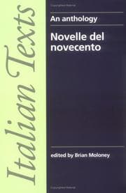 Tapa de Novelle Del Novece