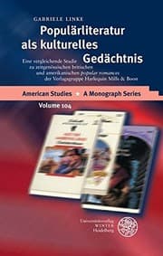 Tapa de Populärliteratur als kulturelles Gedächtnis