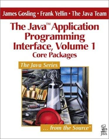 Tapa de The Java application programming interface