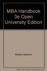 Tapa de MBA Handbook 3e Open University Edition