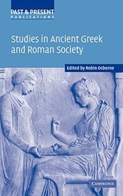 Tapa de Studies in ancient Greek and Roman society