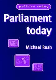 Tapa de Parliament Today (Politics Today)