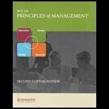 Tapa de Principles of Management (custom edition Strayer university)