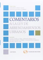 Tapa de Comentarios a la Ley De Arrendamientos Urbanos