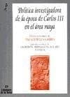 Tapa de Política investigadora de la época de Carlos III en el área maya