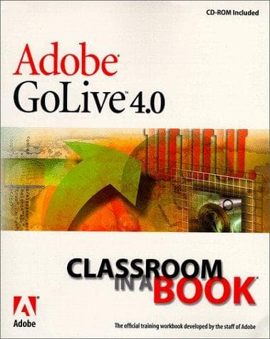 Tapa de Adobe GoLive 4.0.