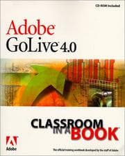 Tapa de Adobe GoLive 4.0.