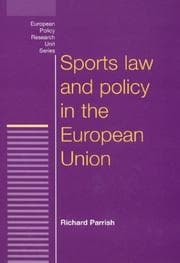 Tapa de Sports law and policy in the European Union
