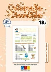 Tapa de Ortografía divertida 18A