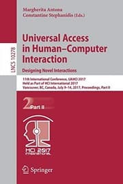 Tapa de Universal Access in Human-Computer Interaction. Designing Novel Interactions