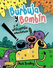 Tapa de Burbuja y Bombín y el unicornio emocionado