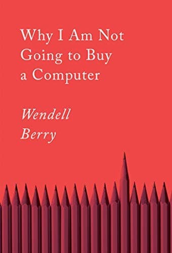 Tapa de Why I Am Not Going to Buy a Computer
