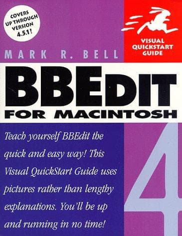 Tapa de BBEdit 4 for Macintosh