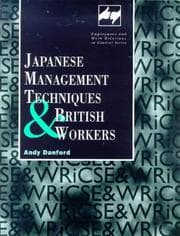 Tapa de Japanese management techniques and British workers