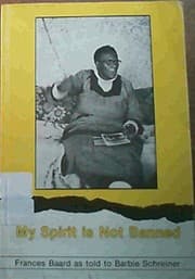 Tapa de My spirit is not banned