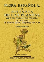 Tapa de Flora española o historia de las plantas que se crian en España