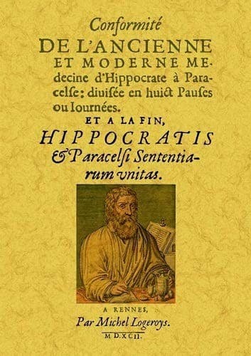 Tapa de Conformite de l'ancienne et moderne medecine d'Hippocrate a Paracelse